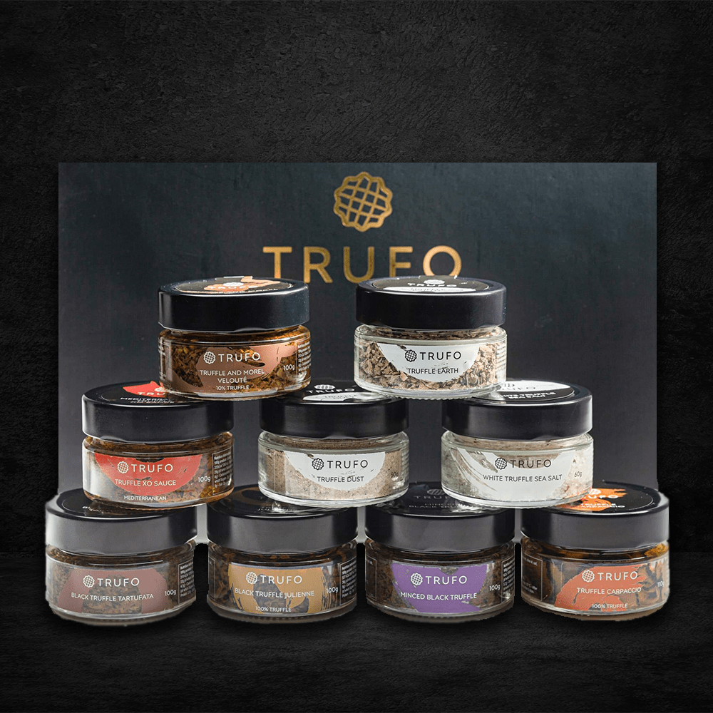 TRUFO Geschenkbox groß – 9 Köstlichkeiten inkl. Box - Wilhelm Marx Edelbrandmanufaktur GmbH
