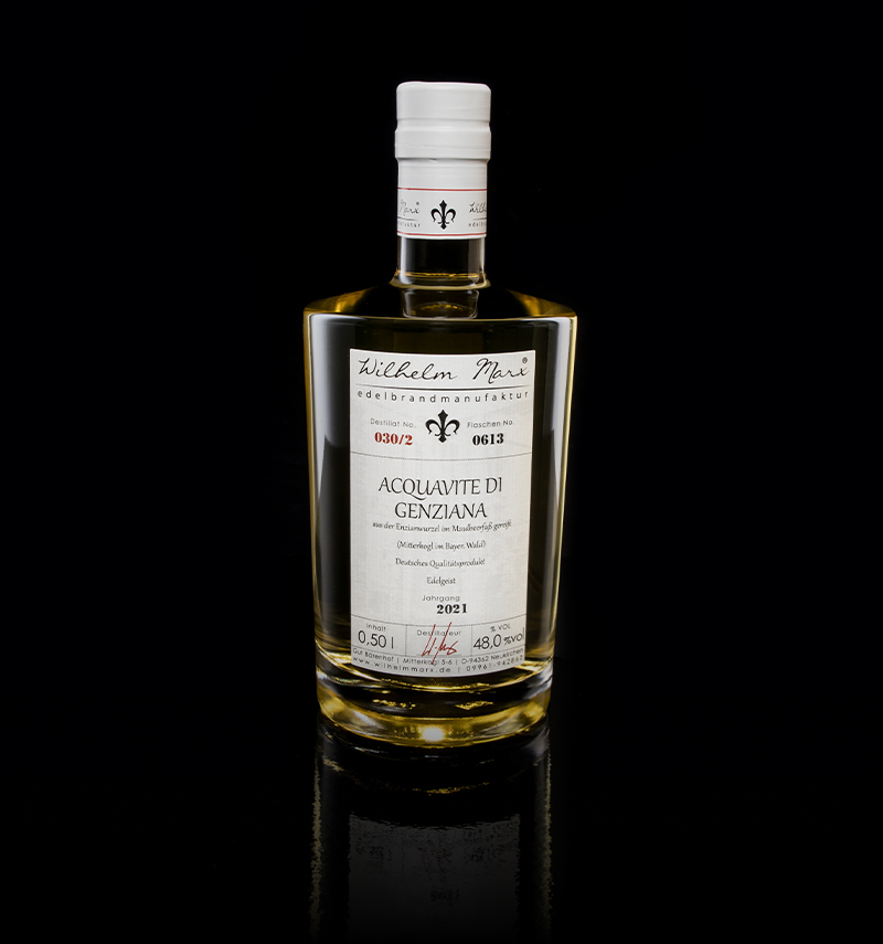 Acquavite di Genziana - Wilhelm Marx Edelbrandmanufaktur GmbH