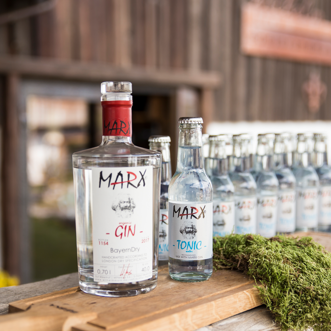 Premium Gin und Tonic Water von Wilhelm Marx