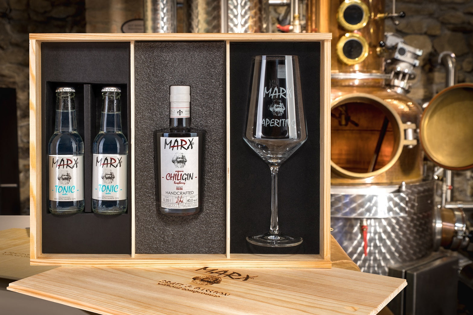 Marx - Chili Gin Raspberry Gin Geschenkbox – Wilhelm Marx ...