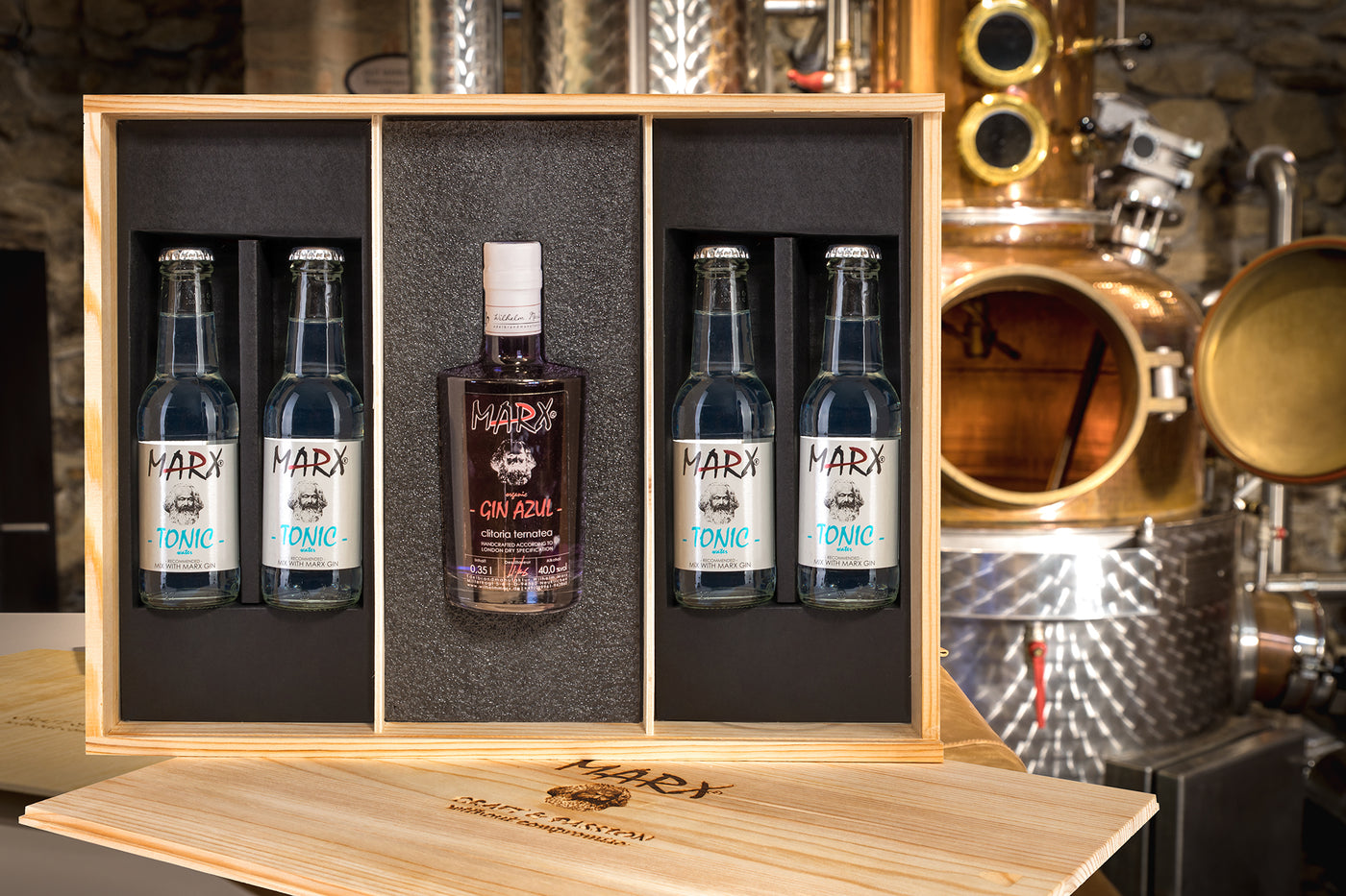 Marx - Azul Bio Gin Geschenkbox Tonic Set